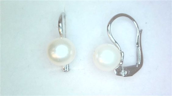 Pendientes Donna Oro Mujer in Oro blanco Perla DPOF1834 - DPOF1834